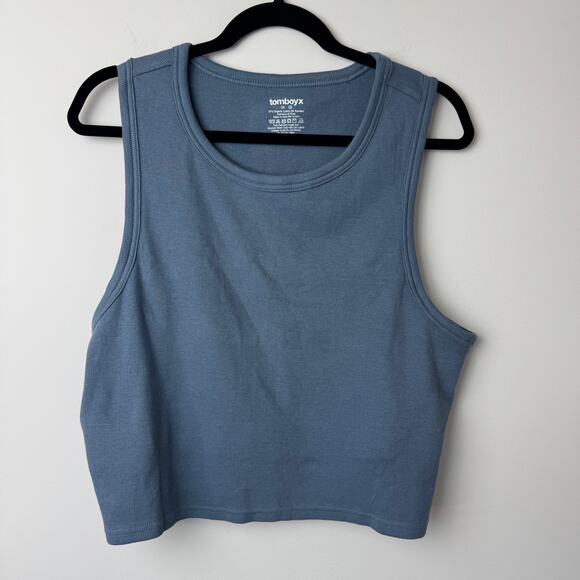 TomboyX Tops - Tomboyx Cozy Luxe Bra Top - Blue Size 3X
